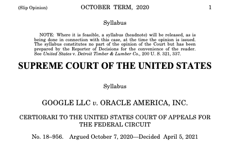 Java著作権訴訟でGoogleがオラクルに勝訴